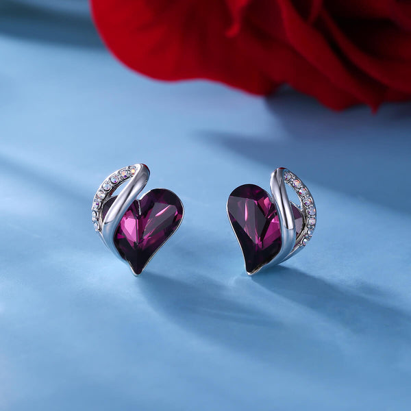 Purple Timeless Love Earrings