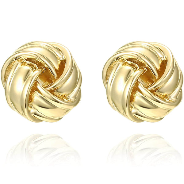 Gold Knot Earrings