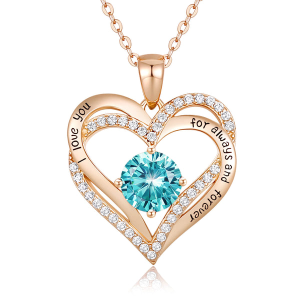 For Always & Forever Birthstone Necklace