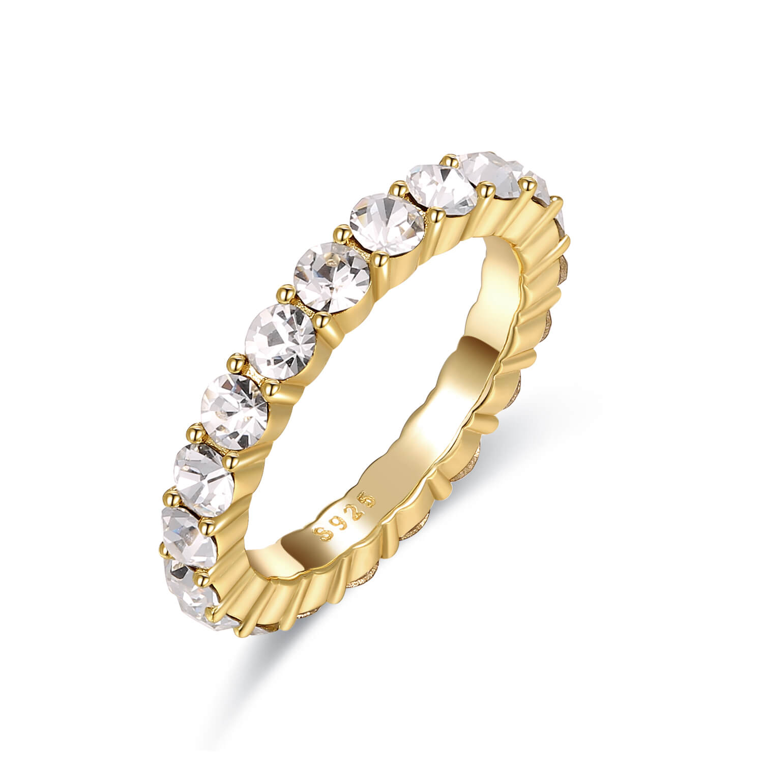 Gold Crystal Ring