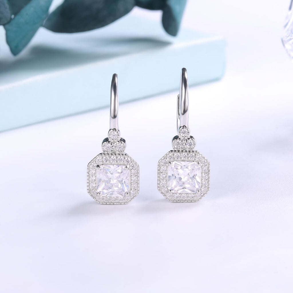 Antique Asscher Cut Earrings | 24 Style