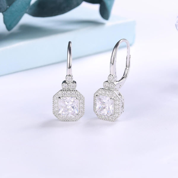 Antique Asscher Cut Earrings | 24 Style