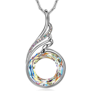 Aurora Borealis Phoenix Necklace