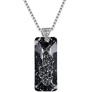 Black Crystalline Necklace