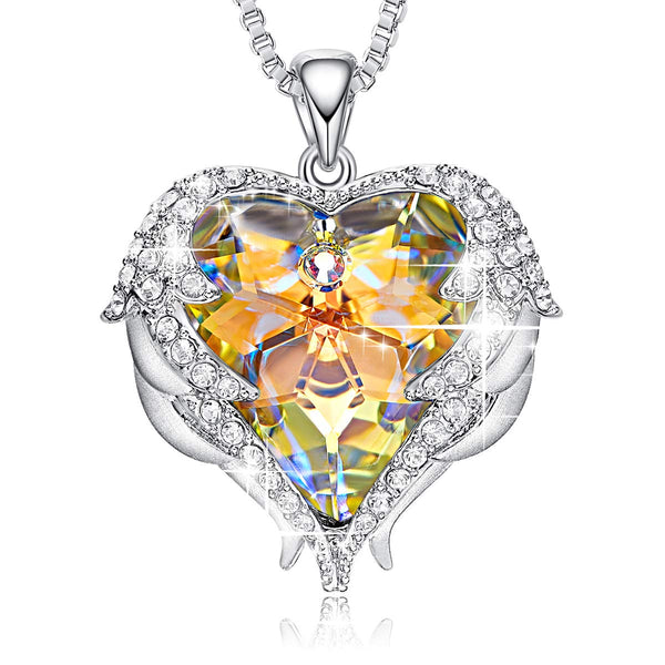 Aurora Heart & Wing Necklace - 24 Style