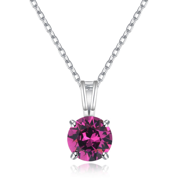 Birthstone Solitaire Necklaces