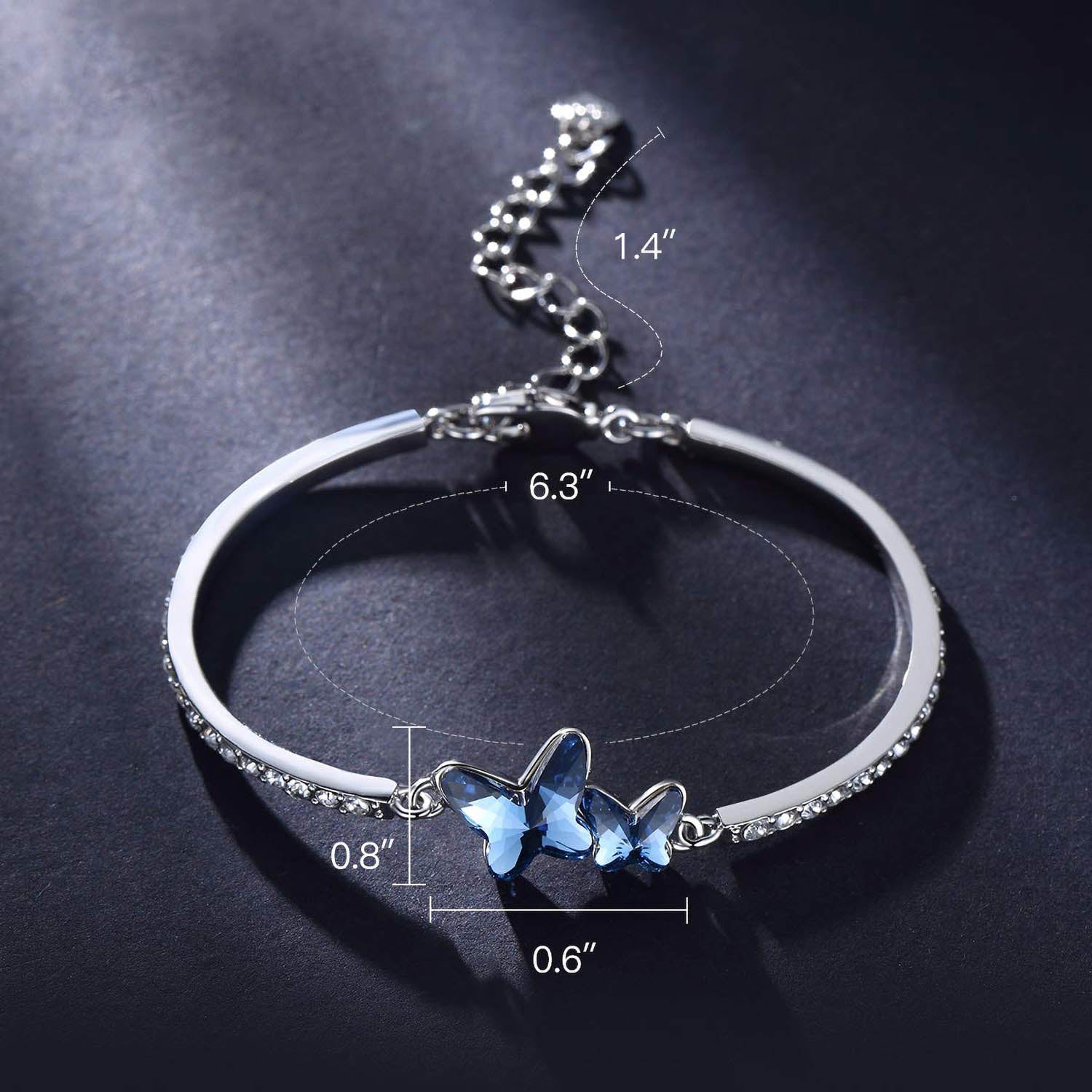 Butterfly Crystal Bracelet - 24 Style