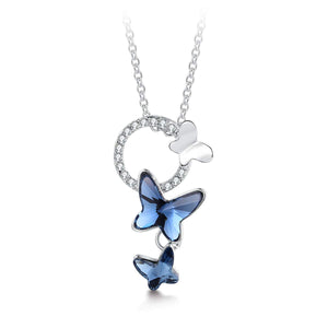 Butterfly Crystal Necklace - 24 Style
