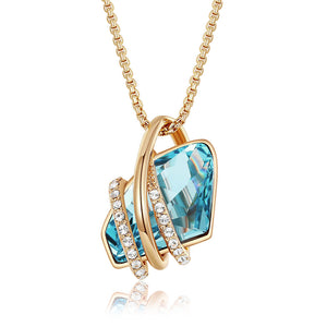 Blue Wish Stone Necklace